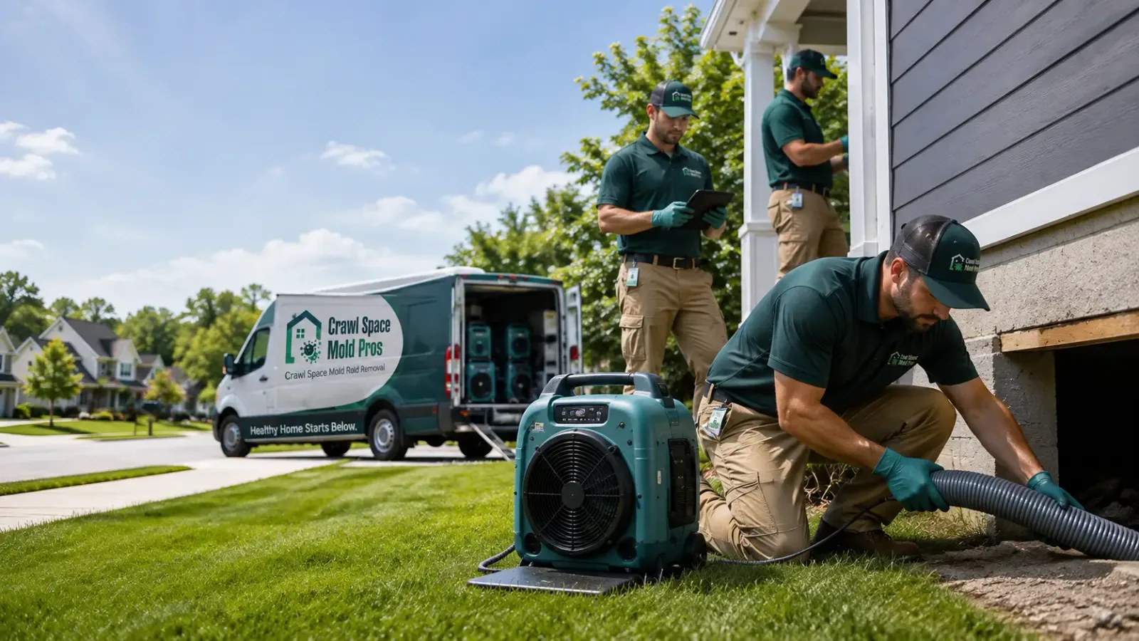 Crawl Space Mold Removal in Lone Rock, IA